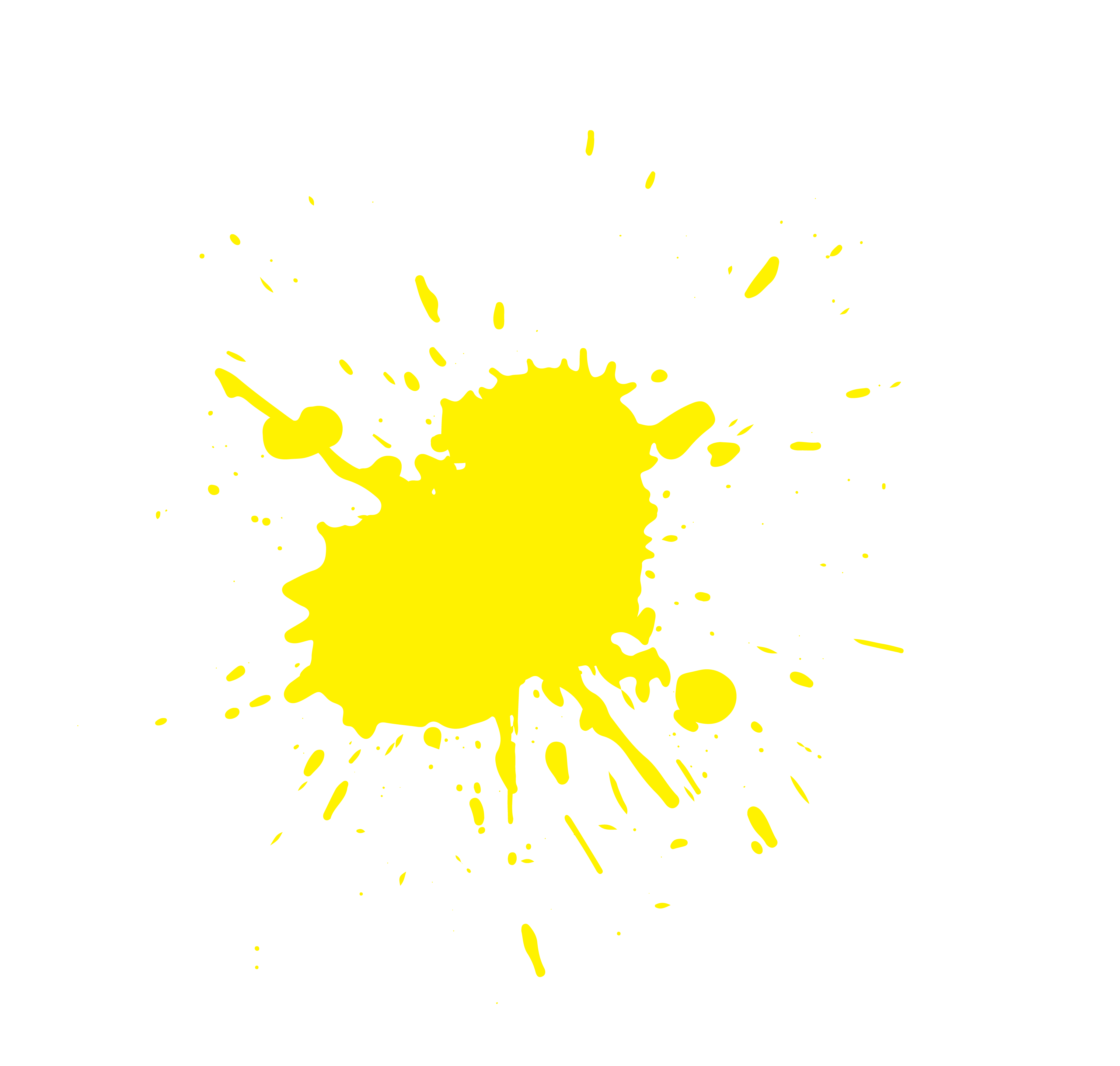 splash of color - yellow